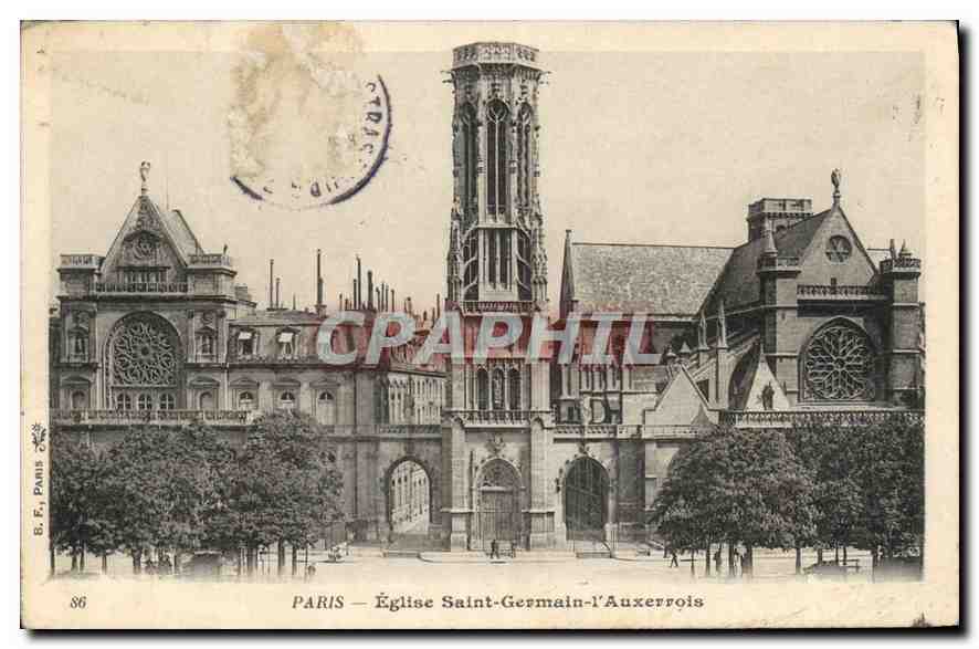 CPA Paris Eglise Saint Germain l'Auxerrois 