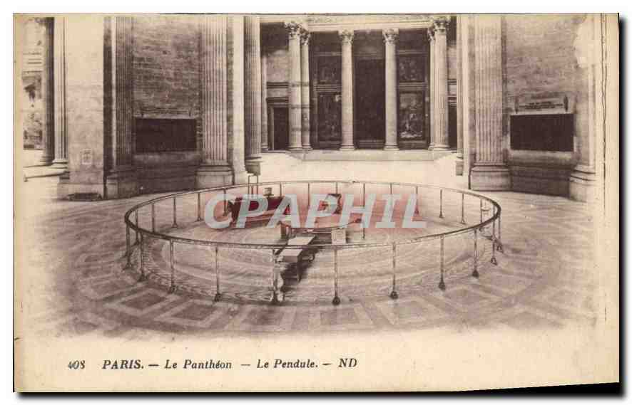 CPA Paris le Pantheon le Pendule 