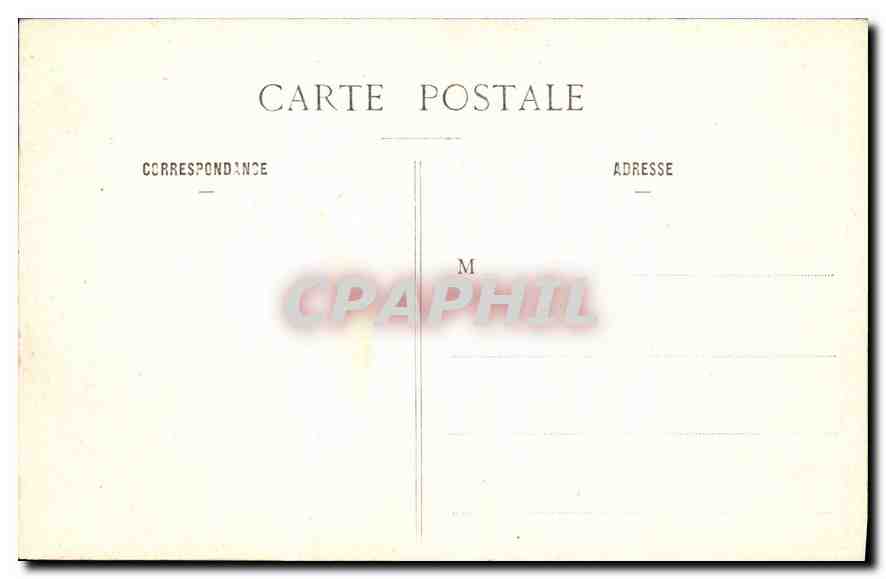 CPA Paris l'hotel de Ville  — Rückseite