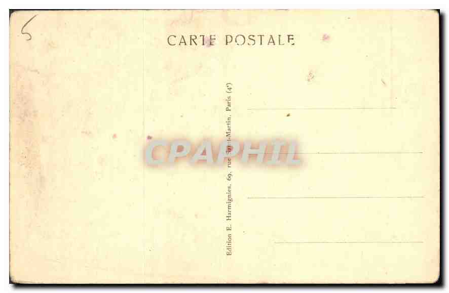 CPA Paris Eglise Notre Dame Merveille d'Architecture gothique construction commencee en 11663 et ter — Rückseite