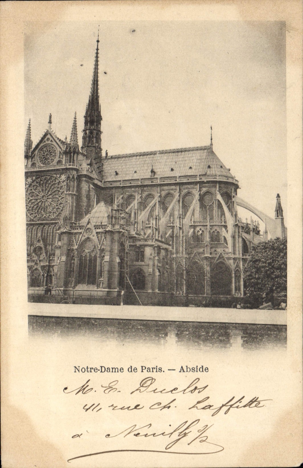 CPA Notre Dame de Paris Abside 