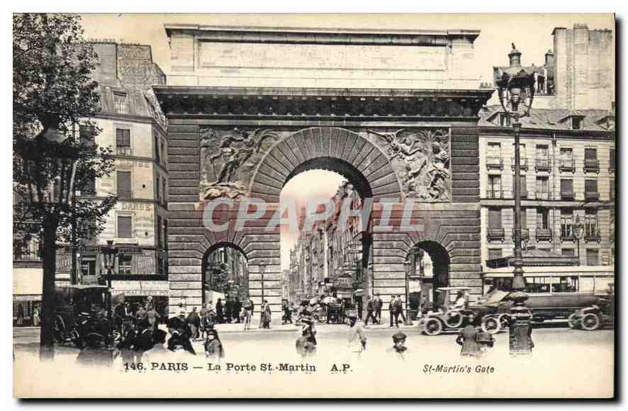 Paris — La Porte Saint-Martin — A.P. (n°146)