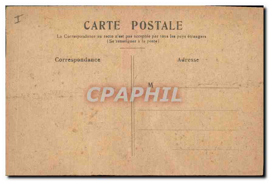 CPA Paris L'Arc de Triomphe de l'Etoile  — Rückseite