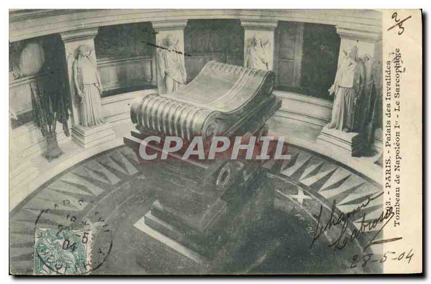 CPA Paris Palais des Invalides Tombeau de Napoleon I Le Sarcophage 