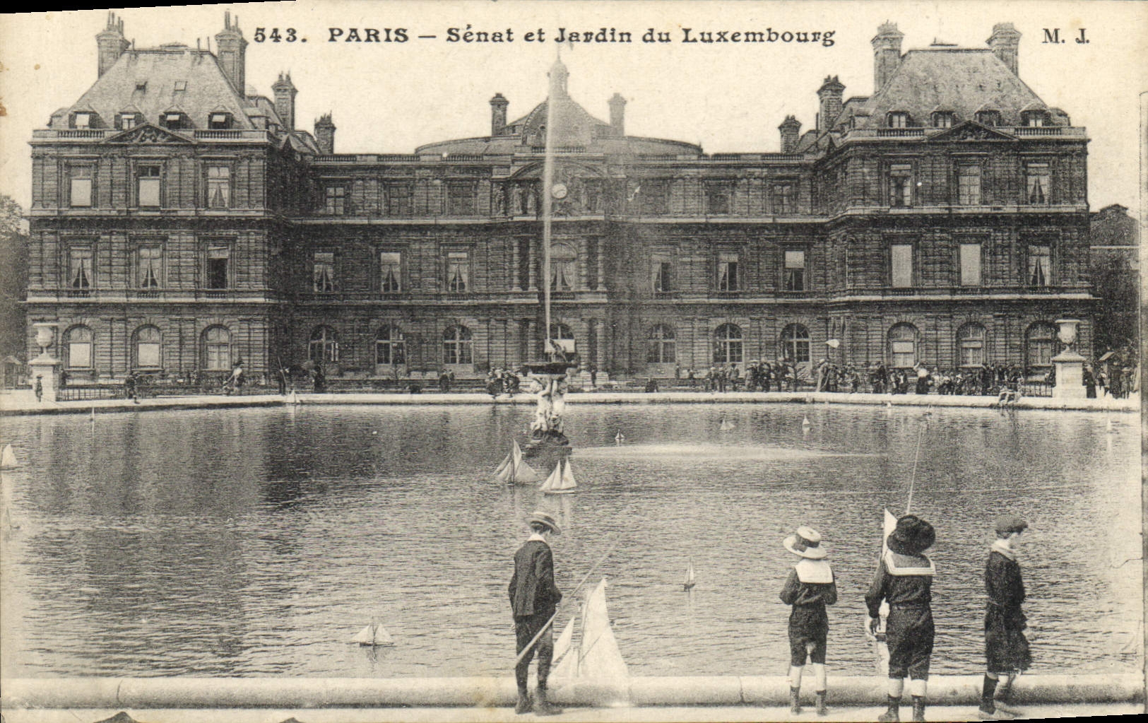 CPA Paris Senat et Jardin du Luxembourg 