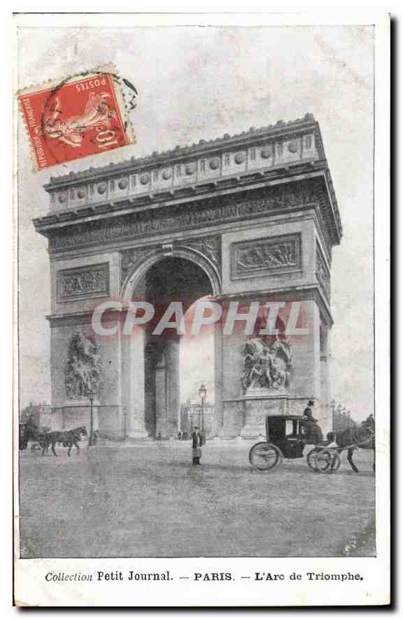 CPA Collection Petit Journal Paris L'Arc de Triomphe 