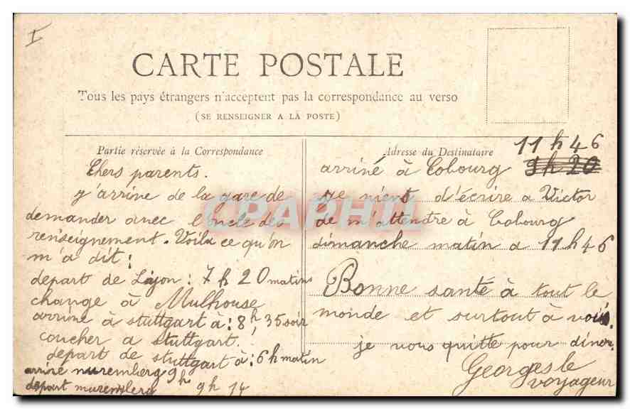 CPA Collection Petit Journal Paris L'Arc de Triomphe  — Rückseite