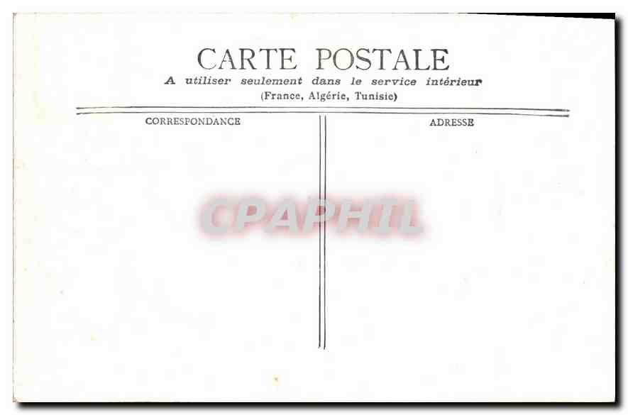 CPA Paris le Pont des Arts & L'Institut  — Rückseite