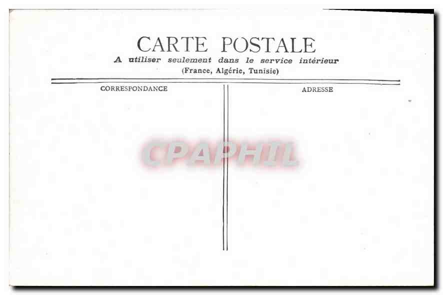 CPA Paris la Madeleine & Rue Royale  — Rückseite