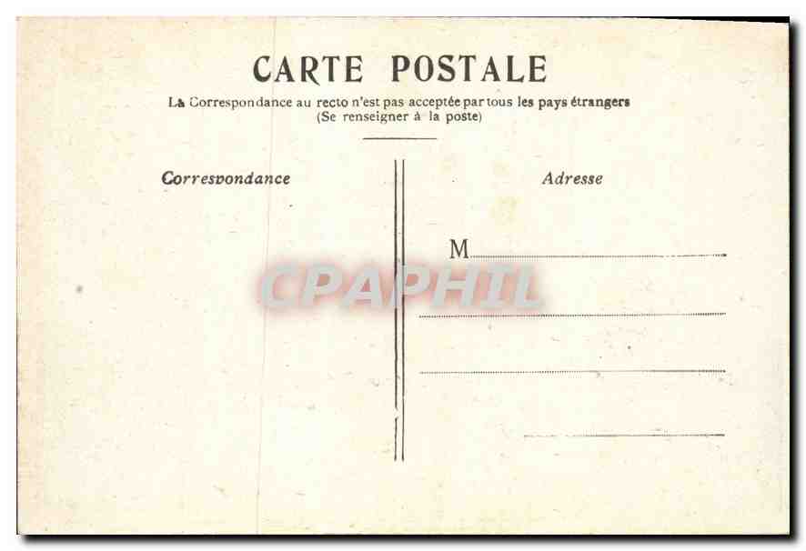 CPA Paris le Trocadero  — Rückseite