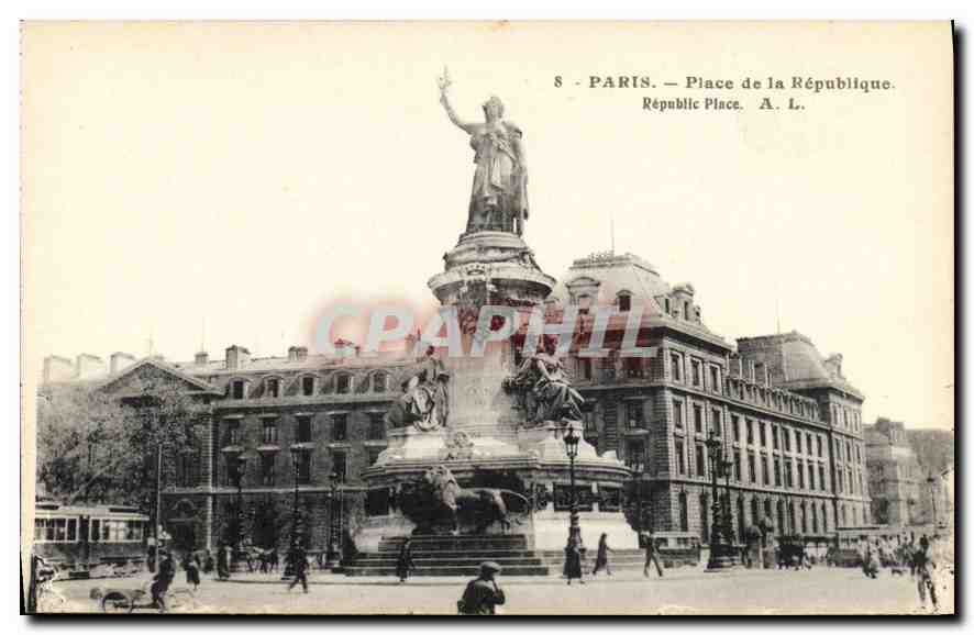 CPA Paris Place de la Republique 