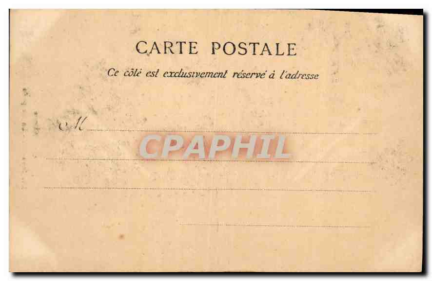 CPA Paris les Invalides la Chapelle  — Rückseite