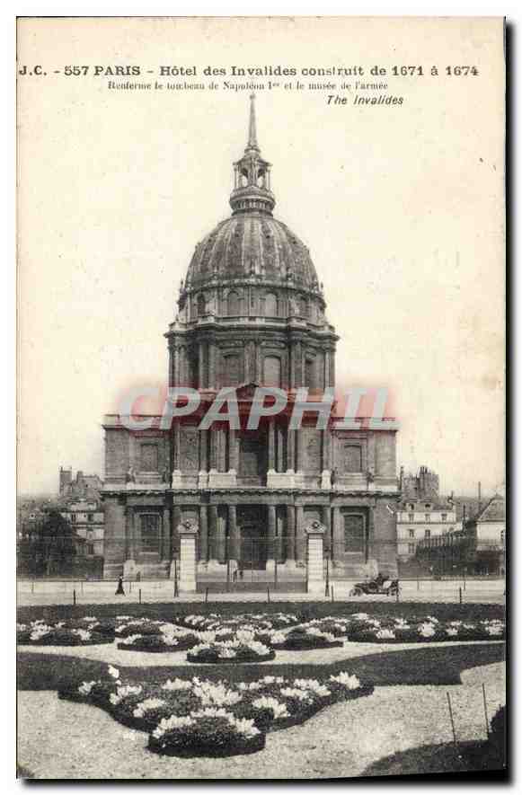 Hôtel des Invalides — Hôtel des Invalides gebaut von 1671 bis 1674 — J.C. - 557
