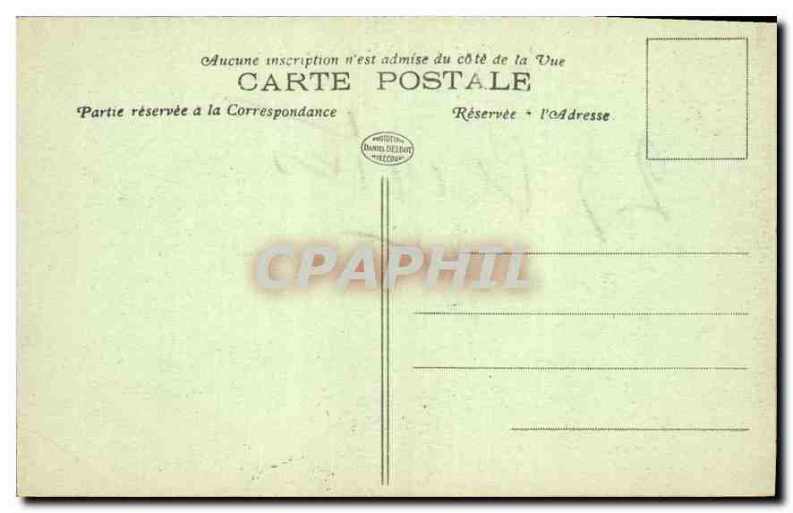 CPA Abbaye de Saint Denis au debut du XIX avant l'incendie de la fleche  — Rückseite