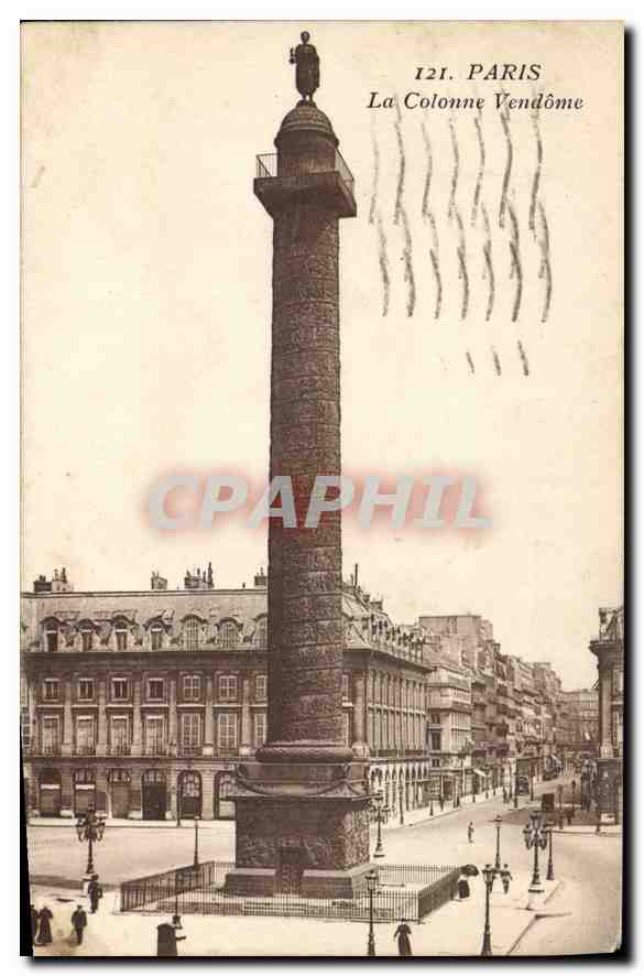 CPA Paris La Colonne Vendome 