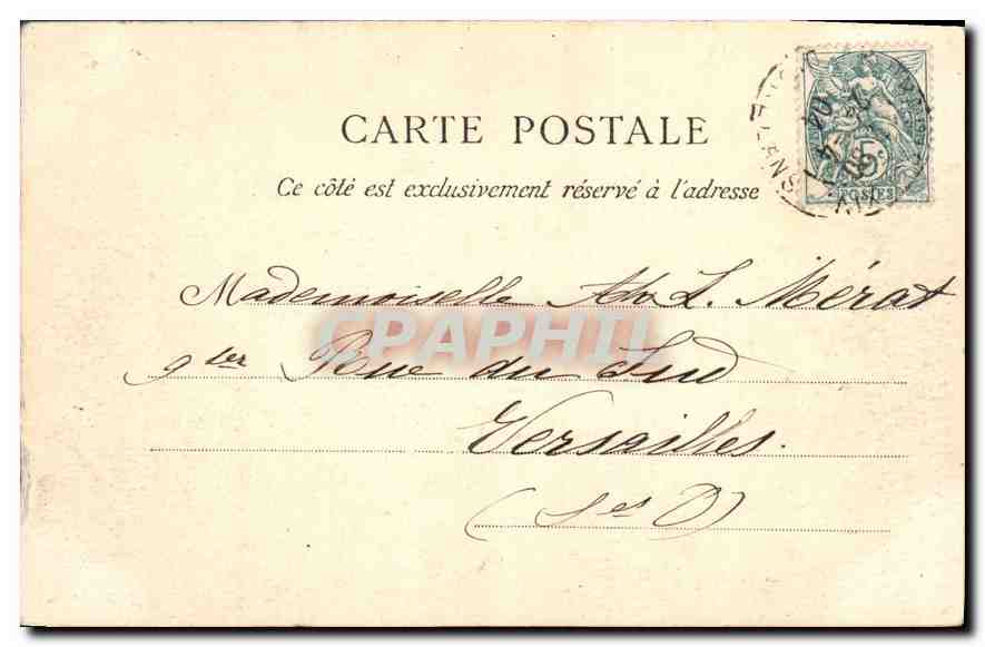 CPA Paris Jardin du Grand Palais  — Rückseite