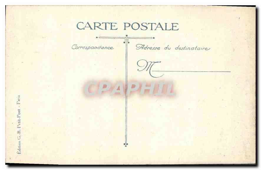 CPA Paris Notre Dame  — Rückseite