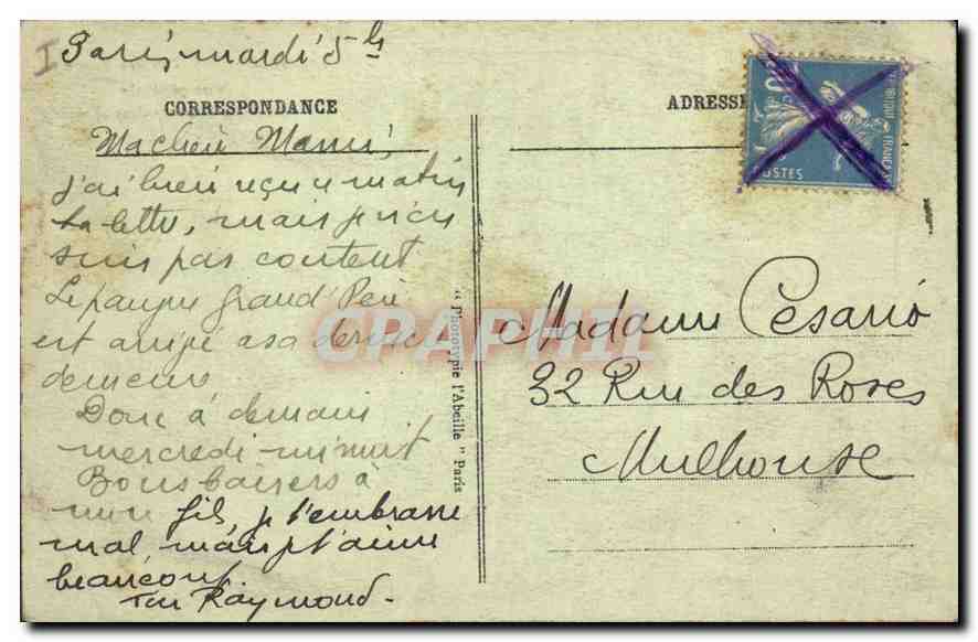 CPA Paris Notre Dame Vue generale  — Rückseite