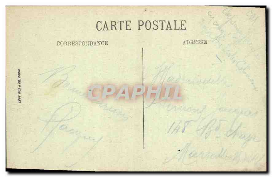 CPA Paris Vue sur la Seine prise du Pont de Flore  — Rückseite