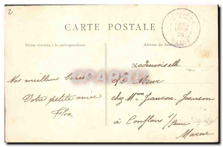 CPA Paris Rue Soufflot et Pantheon  — Rückseite