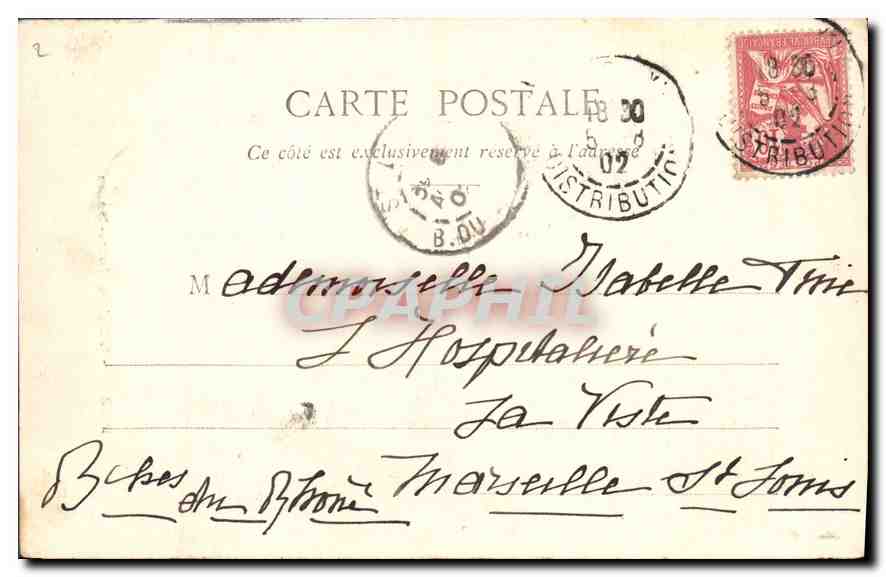 CPA Paris L'Eglise Notre Dame  — Rückseite
