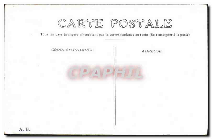 CPA Paris Colonne Vendome et Rue de la Paix  — Verso