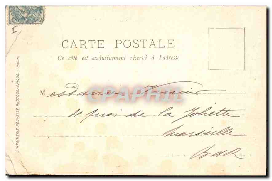 CPA Paris Le Grand Palais  — Rückseite