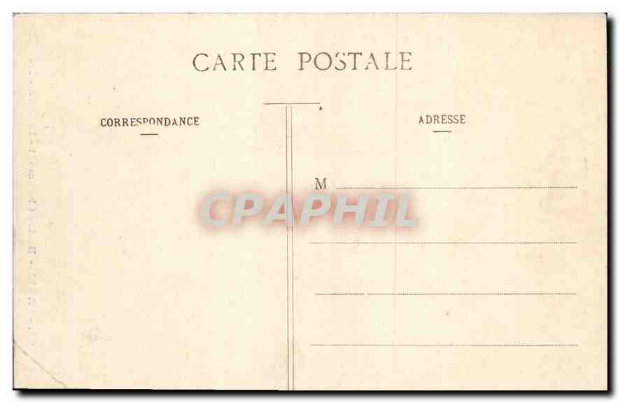 CPA Paris Buttes Chaumont Le Belvedere  — Verso