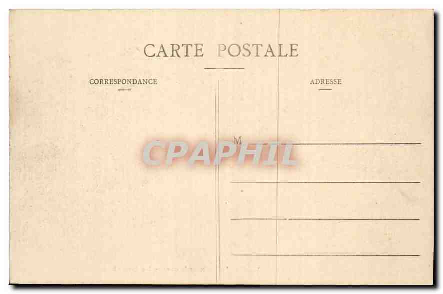 CPA Paris Jardin du Luxembourg Le Senat  — Rückseite