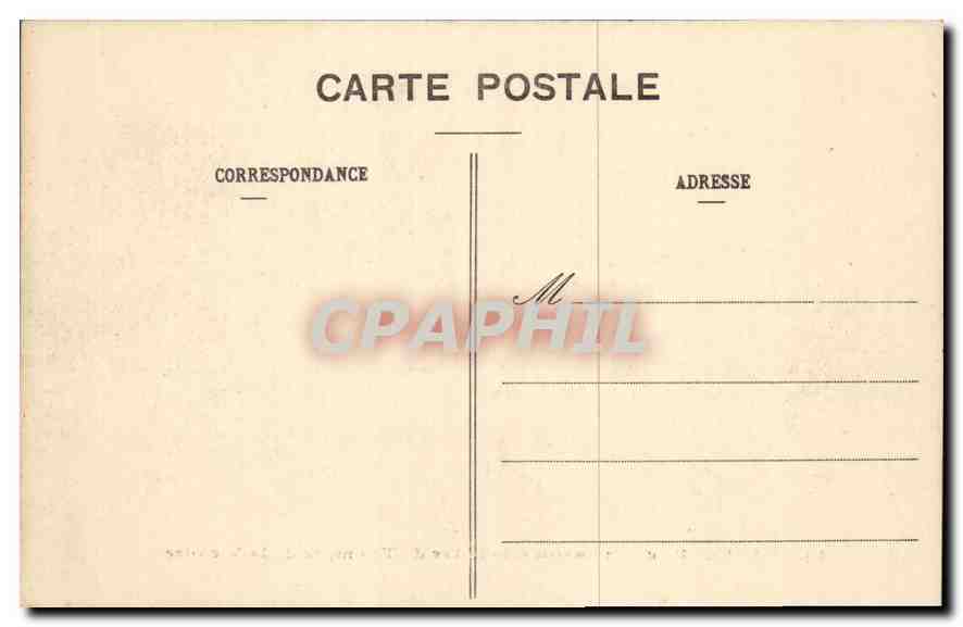 CPA Paris Place du Carrousel L'Arc de Triomphe de la Victoire  — Rückseite