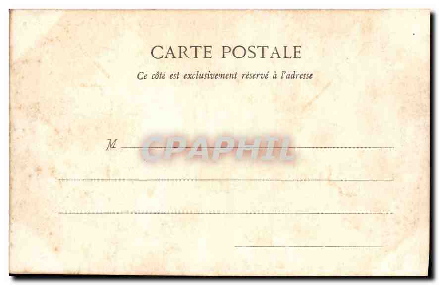 CPA Paris Le Parc Monceau Les Ruines  — Rückseite