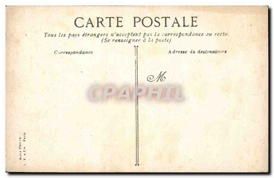CPA Paris Le Petit Palais des Champs Elysees  — Rückseite