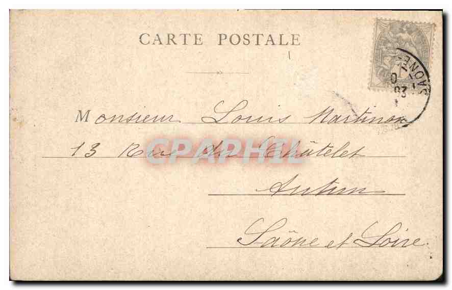 CPA Paris La Fontaine Place Saint Sulpice  — Rückseite