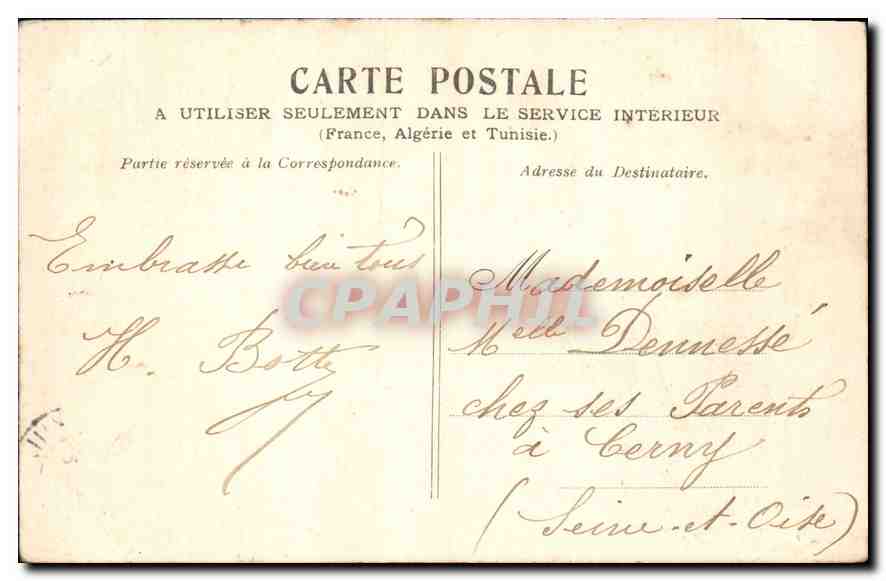 CPA Paris La Madeleine  — Rückseite