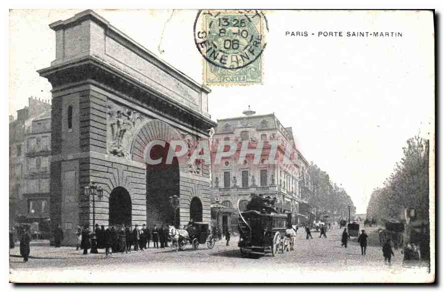 CPA Paris Porte Saint Martin 