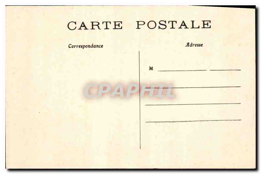 CPA Paris L'Hotel de Ville  — Rückseite