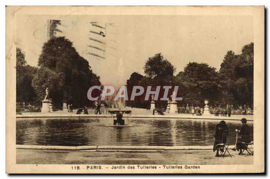CPA Paris Jardin des Tuileries 