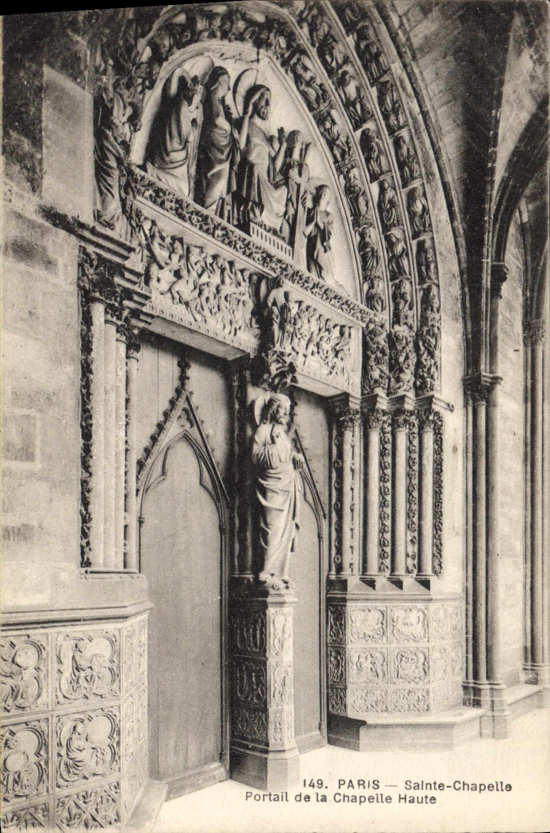 CPA Paris Sainte Chapelle Portail de la Chapelle Haute 