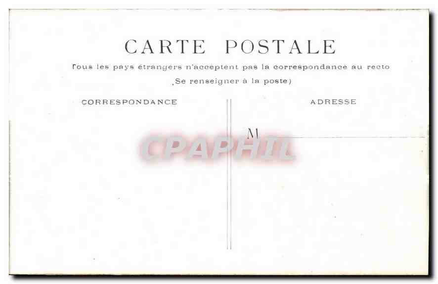 CPA Paris Palais du Luxembourg  — Rückseite