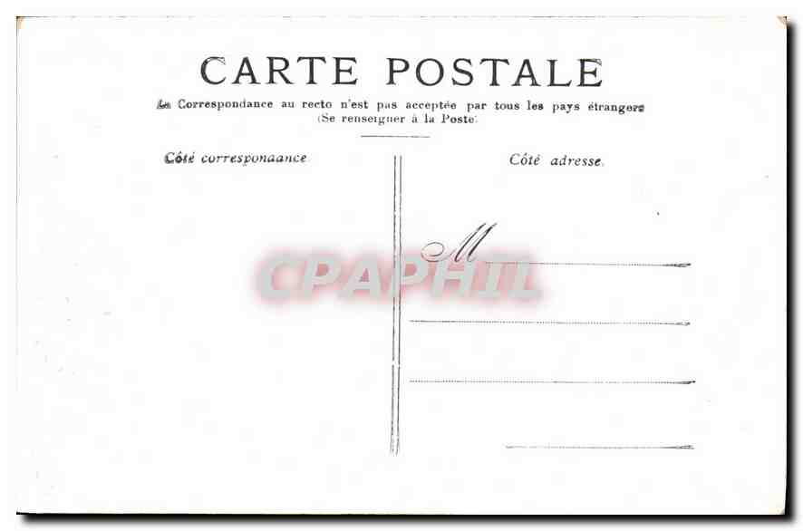 CPA Paris L'Arc de Triomphe de l'Etoile  — Rückseite