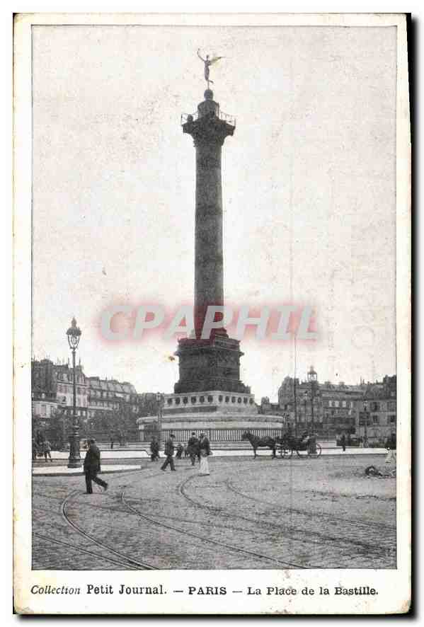 CPA Collection Petit Journal Paris La Place de la Bastille 