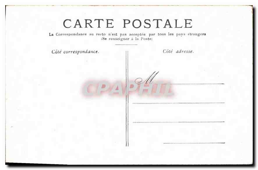 CPA Paris Notre Dame  — Verso