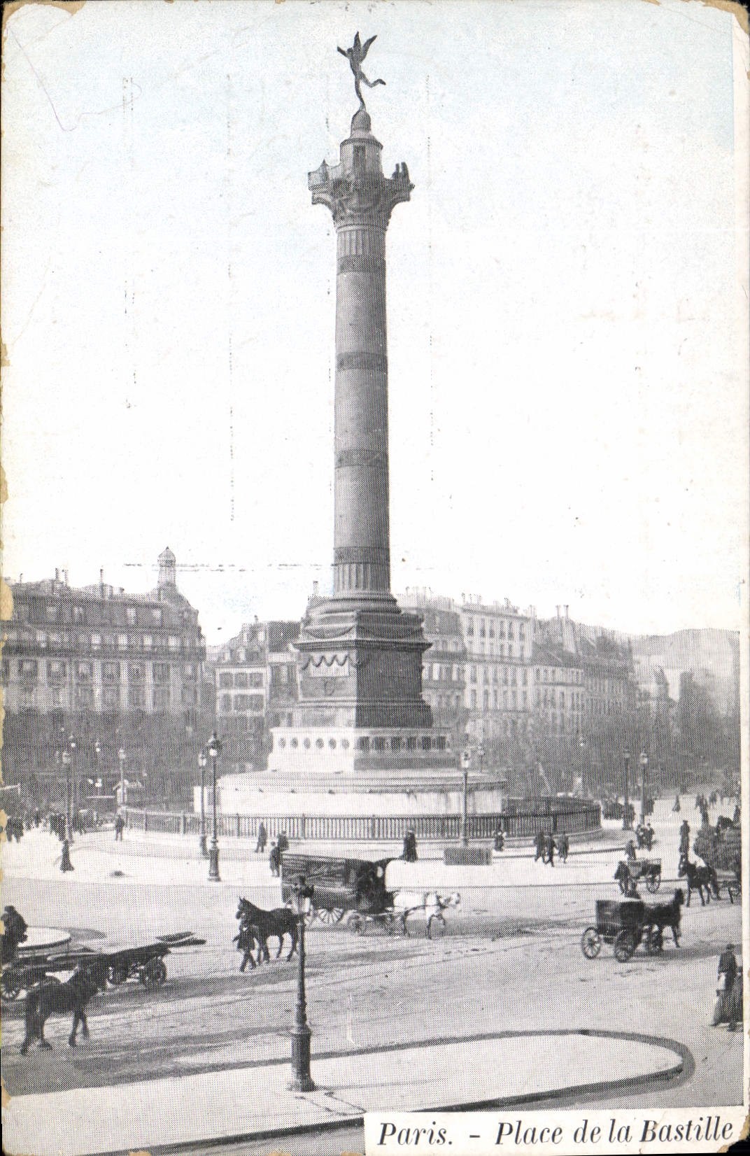 CPA Paris place de la Bastille 