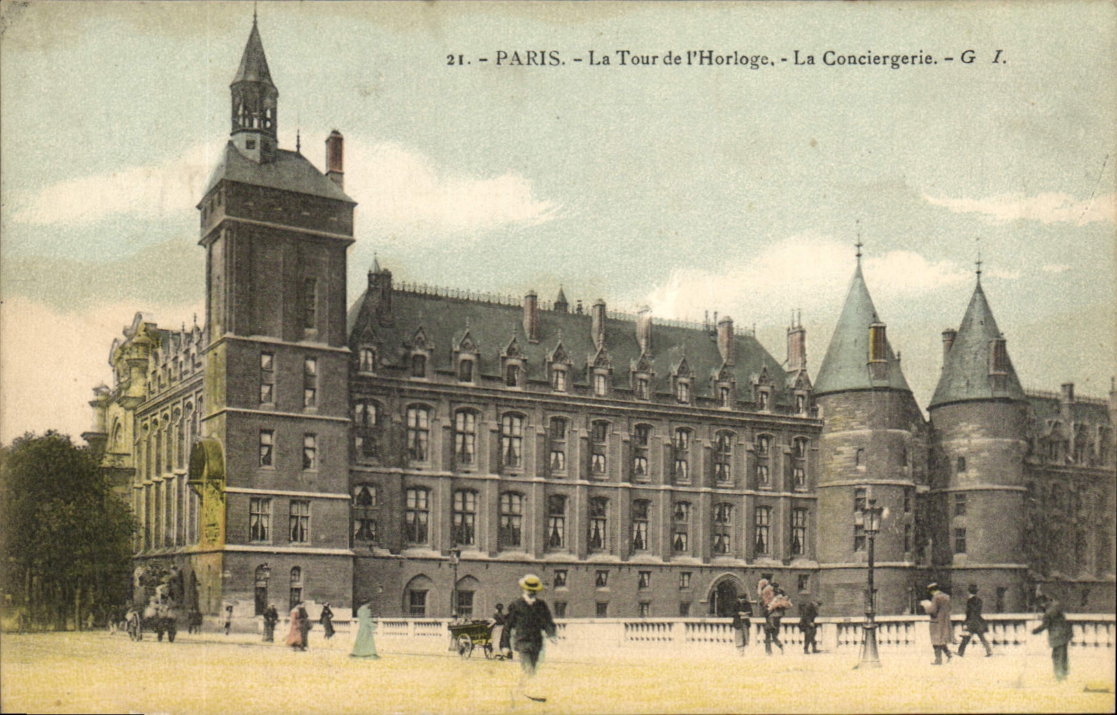 CPA Paris La Tour de l'Horloge La Conciergerie 