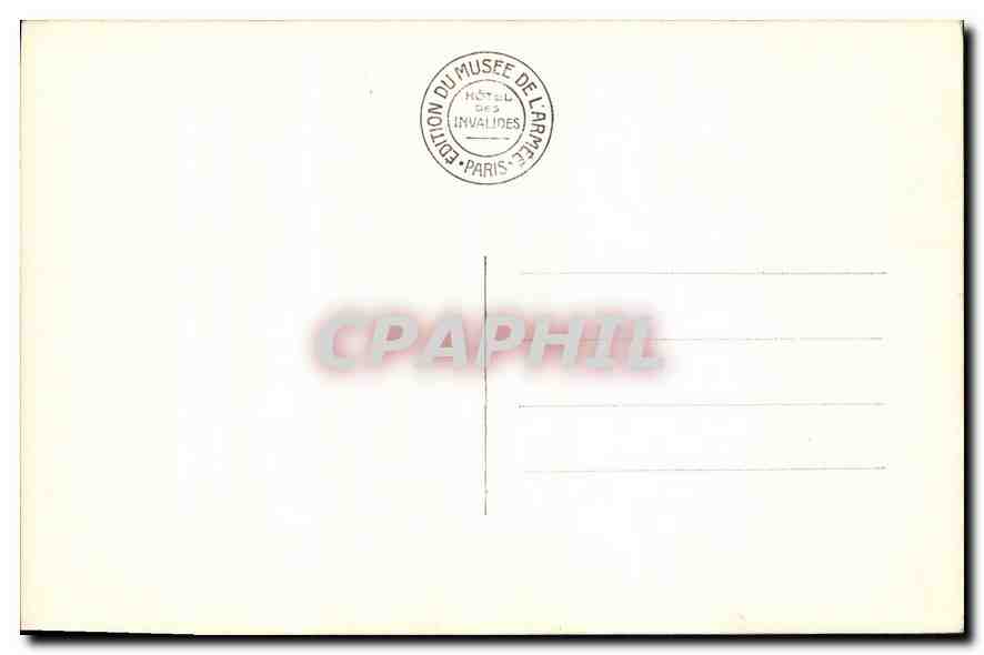 CPA Hotel des Invalides Tombeau de Napoleon I  — Verso