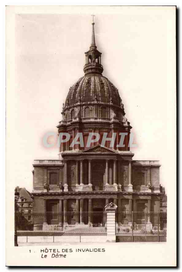 CPA Hotel des Invalides Le Dome 