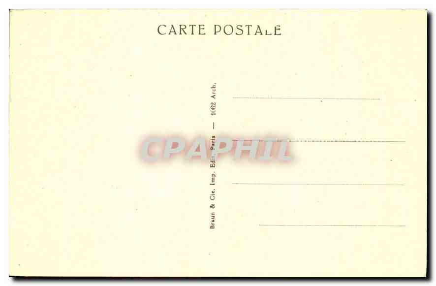 CPA Rouen Les Tombeaux des de Breze  — Rückseite