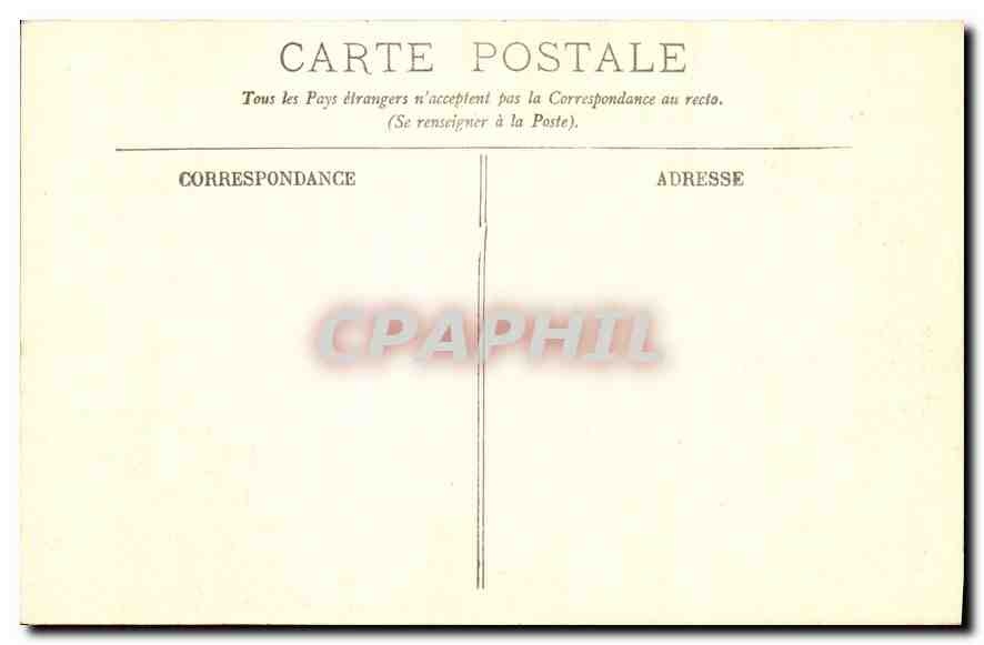 CPA Paris La Sainte Chapelle  — Rückseite