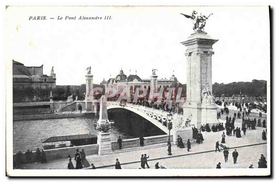 CPA Paris Le Pont Alexandre III 