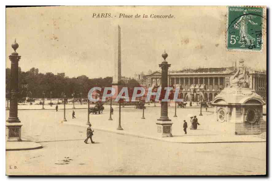 CPA Paris Place de la Concorde 